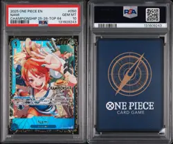 2025 One Piece Nami Championship 25-26 Top 64 #050 PSA 10 - Image 3