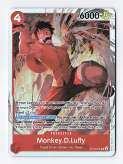 Monkey.D.Luffy (Foil) (OP16-015) (SR) One Piece The Time of Battle (OP16) - Image 1