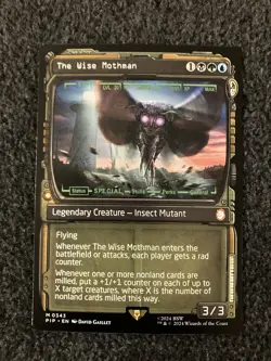 Magic The Gathering MTG - The Wise Mothman (Showcase) - Fallout - Image 1