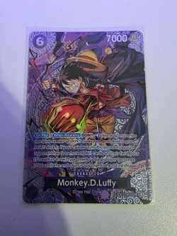 Bandai One Piece Card Game Monkey D. Luffy Op-15 SP Near Mint - Image 1
