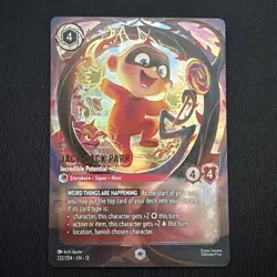 Jack-Jack Parr Enchanted 232/204 Lorcana Wilds Unknown Card - Image 1