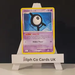 Unown 65/130 Diamond and Pearl Set Pokemon Card - Image 1