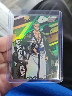 One Piece Collectible Trading Card Roronoa Zoro One Piece Foil OP-WA101-SR-02 - Image 1