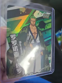 One Piece Collectible Trading Card Roronoa Zoro One Piece Foil OP-WA101-SR-02 - Image 4