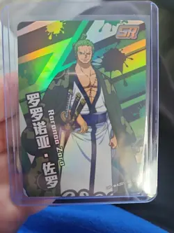 One Piece Collectible Trading Card Roronoa Zoro One Piece Foil OP-WA101-SR-02 - Image 5