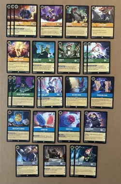 Disney Lorcana TCG Zootopia 25 Card Theme LOT Mixed Sets - Image 1