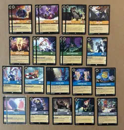 Disney Lorcana TCG Zootopia 25 Card Theme LOT Mixed Sets - Image 2