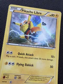 Pokemon Card - Pikachu Libre Holo - 30/30 - XY Trainer Kit - 2016 - Image 2