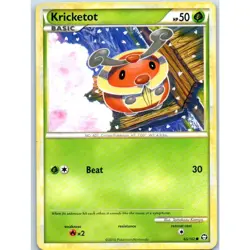 Kricketot 65/102 2010 Common Pokemon Trading Card Regular - Image 1