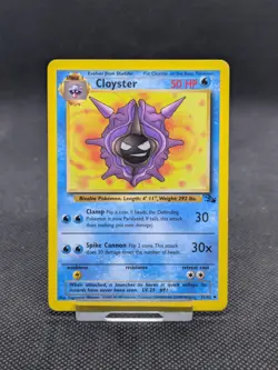 Cloyster 32/62 Fossil Uncommon Pokemon Card WOTC LP EXCELLENT - Image 1