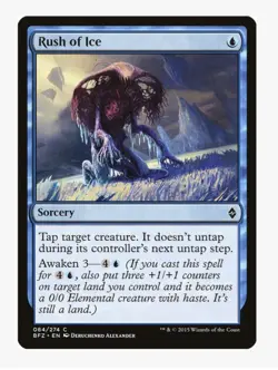 MTG Rush of Ice #84 Battle For Zendikar (BFZ) Near Mint NM Magic Card - Image 1