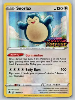 Snorlax - (Prerelease) Holo Promo SWSH: Sword & Shield Promo Cards SWSH068 NM - Image 1
