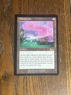 MTG English Memory Jar MP Urza's Legacy Magic TCG - Image 1
