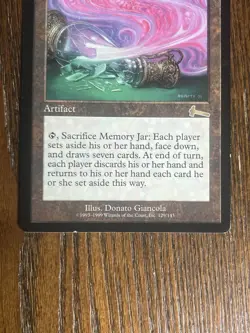 MTG English Memory Jar MP Urza's Legacy Magic TCG - Image 3