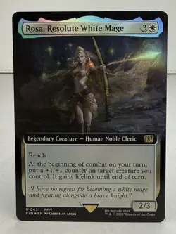 Final Fantasy Variants Rosa, Resolute White Mage - Foil - Extended Art - Image 1