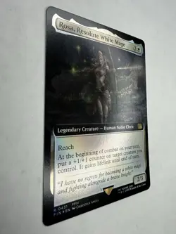 Final Fantasy Variants Rosa, Resolute White Mage - Foil - Extended Art - Image 4