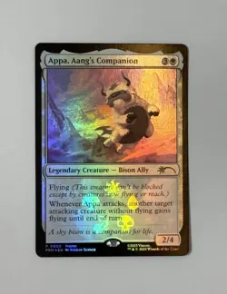 MTG Appa, Aang’s Companion PROMO P0002 Avatar Last Airbender Foil Art Rare - Image 1