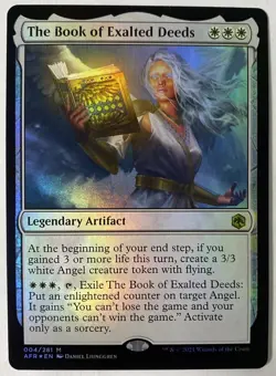 mtg magic The Book of Exalted Deeds FOIL ENGLISH Le livre d'exaltation supreme - Image 1