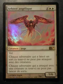 mtg magic 2011 m11 Angelic Arbiter FOIL FRENCH vf fr Arbitre angelique - Image 1