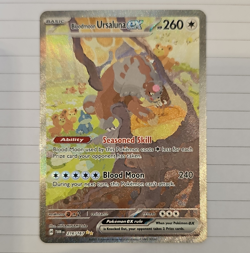 Pokemon TCG Bloodmoon Ursaluna ex 216/167 Sv06 SIR Full Art Holo - Image 1