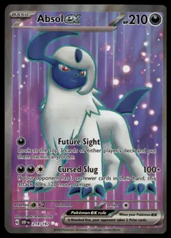 Pokemon TCG Obsidian Flames #214 Absol ex Ultra Rare - Image 1