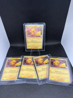 5 x Pokemon Pikachu 051/162 World Pokemon Day 2026 Stamped Card - Image 1