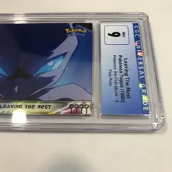 CGC 9 MINT Mewtwo 1999 Topps Holo Pokemon Foil Leaving the Nest #4 1st print - Image 2