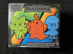 NEW SEALED Paldea Evolved ETB Pokemon Elite Trainer Box Scarlet & Violet - Image 1