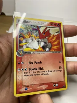 Blaziken 1/17 Holo Rare - 2004 POP Series 1 Promo Pokemon TCG. Vintage Holo - Image 4