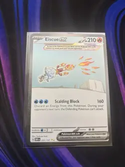 Pokemon TCG Eiscue EX Obsidian Flames 222/197 Special Illustration Rare - Image 1