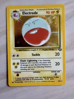Pokemon TCG Electrode Jungle 2/64 Holo Unlimited Holo Rare - Image 1