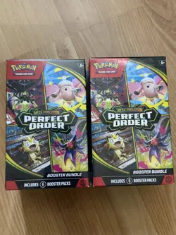 Pokemon x2 Perfect Order Booster Bundle Lot New Factory Sealed Pokemon TCG - Image 1
