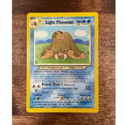 Pokemon Light Piloswine 26/105 Neo Destiny Rare 90 HP Unlimited - Image 1