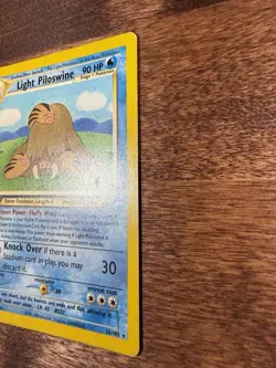 Pokemon Light Piloswine 26/105 Neo Destiny Rare 90 HP Unlimited - Image 3