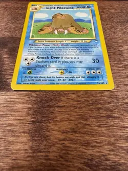 Pokemon Light Piloswine 26/105 Neo Destiny Rare 90 HP Unlimited - Image 5