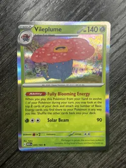Vileplume 45/165 Pokemon Scarlet & Violet 151 Holo Rare Pokemon TCG NM - Image 1