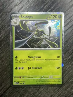 Spidops 009 Promo SV: Scarlet & Violet Cosmos Holo Pokemon TCG NM - Image 1