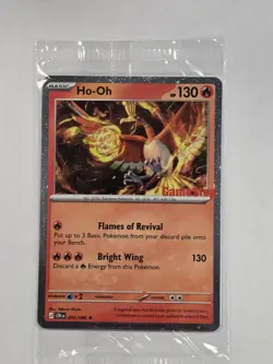 Sealed Pokemon Ho-Oh Promo 010/086 GameStop Stamped Chaos Rising - Image 1