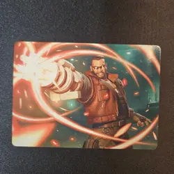 Barret Wallace - Art Series 8/53 - Final Fantasy MTG - Art Card - Image 1
