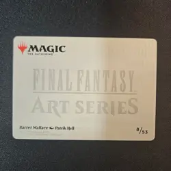 Barret Wallace - Art Series 8/53 - Final Fantasy MTG - Art Card - Image 2