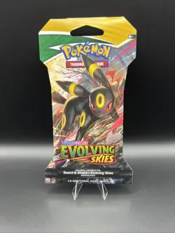 UMBREON ART Pokemon Evolving Skies TCG Sleeved Booster Pack New Factory Sealed - Image 1