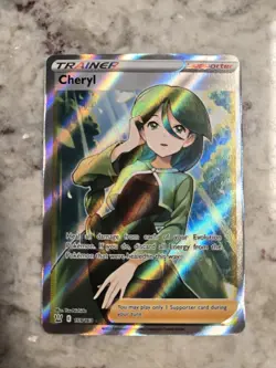 Cheryl 159/163 Swsh05: Battle Styles Ultra Rare Full Art Holo Trainer Pokemon NM - Image 1
