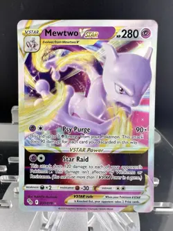 Pokemon Mewtwo VSTAR #031/078 English Pokemon GO - Image 2