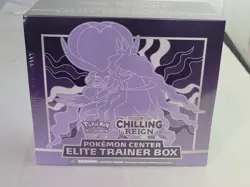 Pokemon Center ETB Chilling Reign Shadow Rider Calyrex with Compensation Packs - Image 2