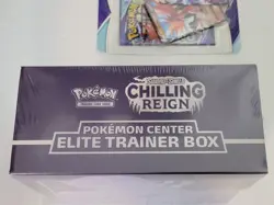 Pokemon Center ETB Chilling Reign Shadow Rider Calyrex with Compensation Packs - Image 3
