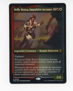 Nelly Borca, Impulsive Accuser 0052 Thick Stock Foil MKC MTG Near Mint - Image 1