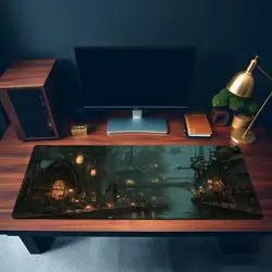 Steampunk Dimir Themed Playmat | Unofficial MTG Mat | TCG Playmat - Image 3