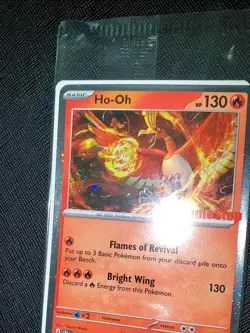 Chaos Rising Ho-oh Gamestop Stamped Promo 010/086 *SWIRL* - Image 3