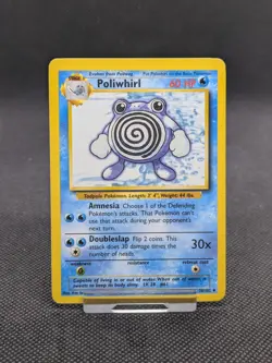 Poliwhirl Base Set 38/102 Uncommon Pokemon WOTC LP/Played - Image 1