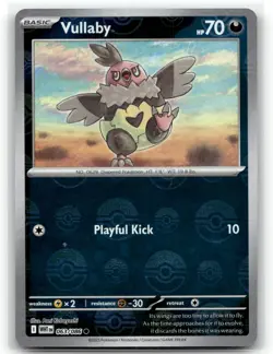 Vullaby (Poke Ball Pattern) 063/086 Common White Flare Pokemon NM/M - Image 1
